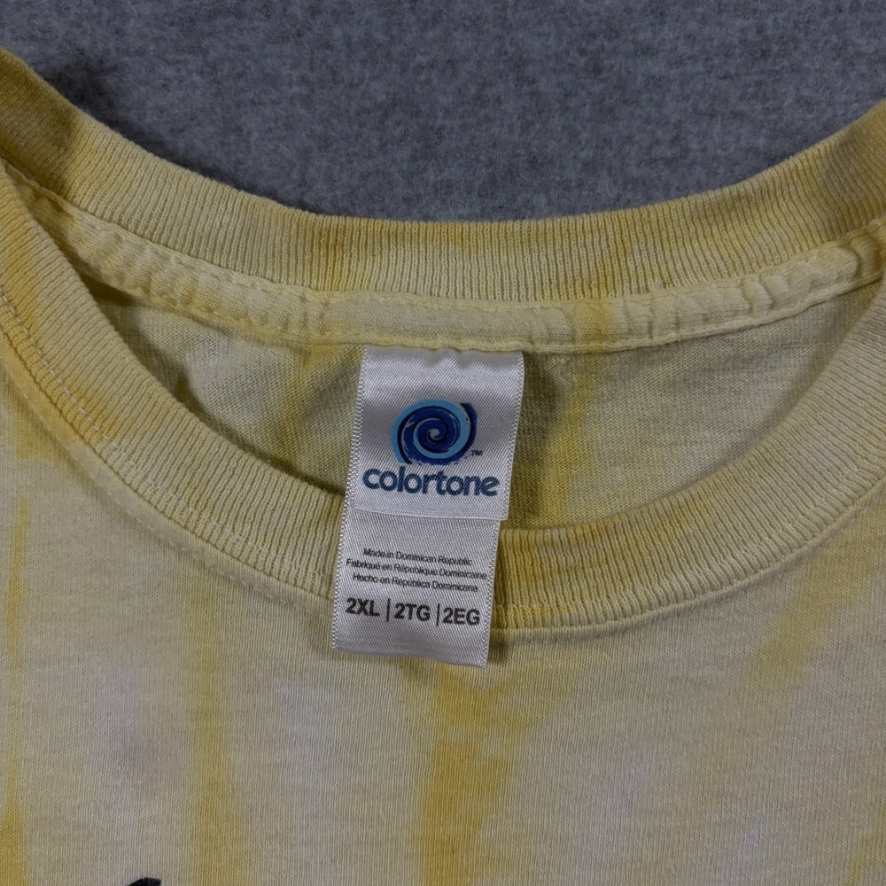 AriZona SunRise Hard Seltzer Shirt Mens 2XL Yellow Tie Dye Promo Graphic Tee - Picture 3 of 5